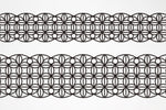 G.B.R BLACK LACE TAPE Leaf 70mm