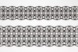 G.B.R BLACK LACE TAPE Leaf 47mm