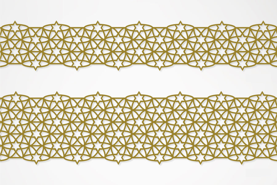 G.B.R GOLD LACE TAPE Star 70mm