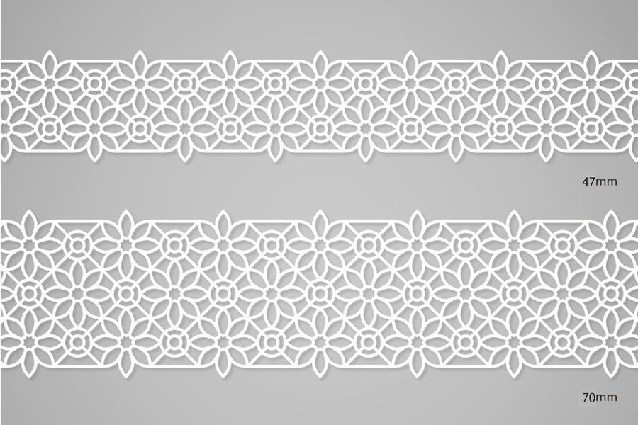 White Flower 47mm